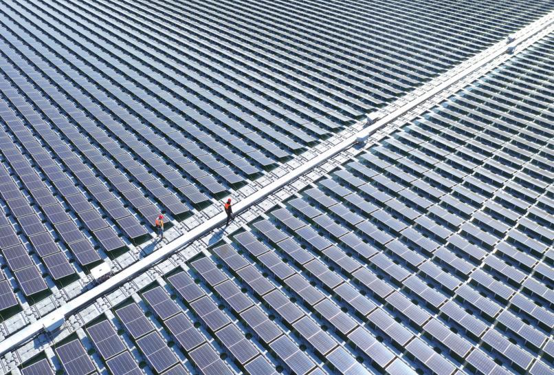 聊报摄影丨光伏电站水上漂(图6)