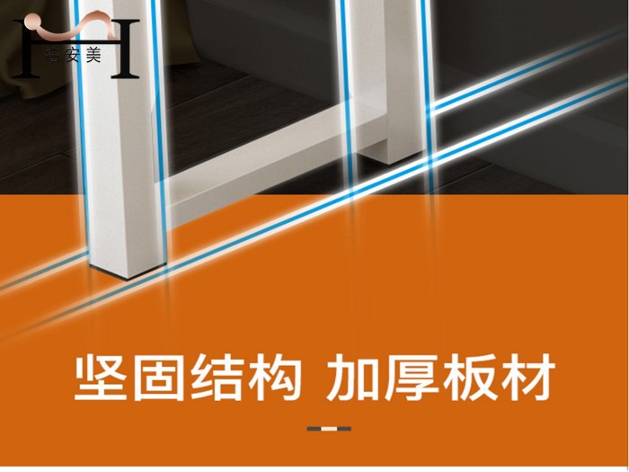 员工宿舍桌椅宿舍桌子员工用桌子-康胜家具(图2)