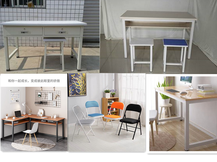 员工宿舍桌椅宿舍桌子员工用桌子-康胜家具(图4)