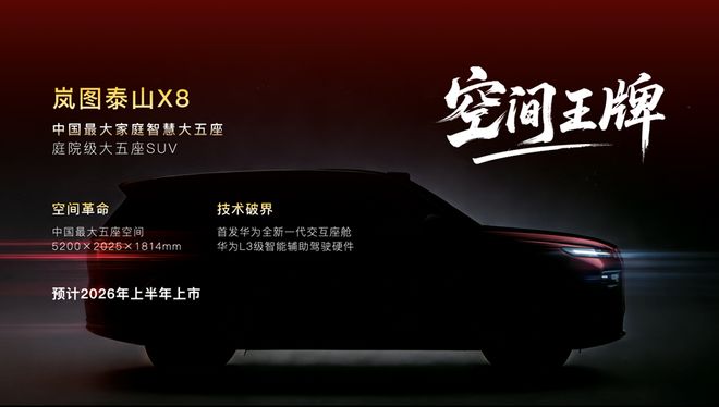 岚图汽车2026年产品战略 重塑高端新能源市场格局(图3)